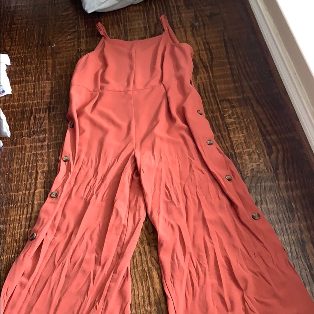 Cute spaghetti strap jump suit